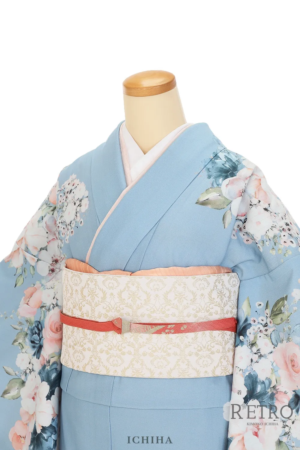 訪問着レンタルブルー